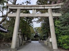 14:00　岡崎神社に到着