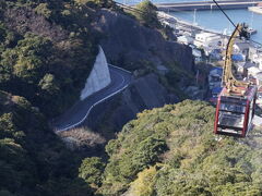 天気が良いので、鋸山ロープウェイに乗車。