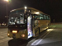 　今回はイルカ交通の高速バスで往復します。
　県西部と名古屋はイルカ交通と加越能バスが運行（ほかにＪＲの夜行バスあり）していて、イルカ交通が1日4往復（通常は6往復）、加越能バスが4往復（通常は7往復）、帰りの名古屋発が遅いのがイルカ交通ということで、こちらにしました。
　お客さんは5人、少なかったです。
　ひるがの高原ＳＡで休憩です。