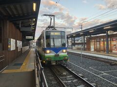 田原町からは福井鉄道に。
1時間ほど乗り越前武生まで乗ります。
時間が時間だったので、通学の学生で車内はそこそこ混雑していました。