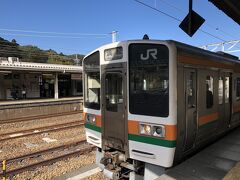 　金谷駅から東海道本線下り浜松行きに乗ります。