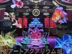 『二条城』の「アートアクアリウム城」のご案内の写真。

画像をクリックして拡大してご覧ください。
