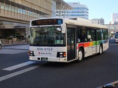 バスはひっきりなしにやってくるので、見ているだけでも面白い。
これは琉球バス。