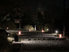 亀山公園、暗いです・・・(ﾉ)･ω･(ヾ)
入口に謎のゆるキャラがいました。