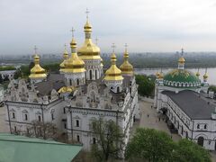 ウクライナ　キエフの街を観光。
ペチェールスカ大修道院の鐘楼からの眺め。