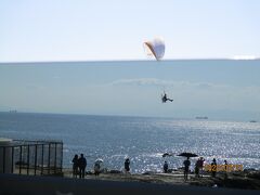 グライダーが飛ぶ。