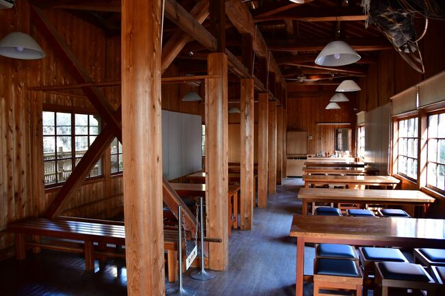 沼津御用邸<br />主馬の内装。<br />厩舎の面影が。