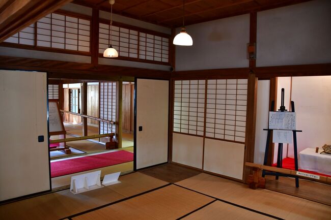 沼津御用邸<br />東付属邸内部。