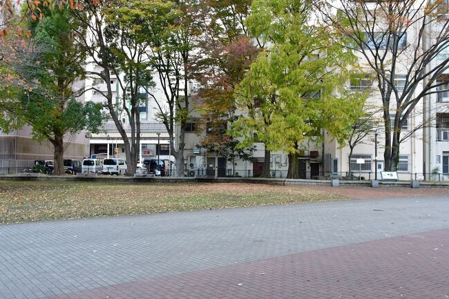 沼津城<br />石碑周辺の様子。