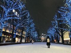 12月中旬、札幌はまだ雪が少ない。