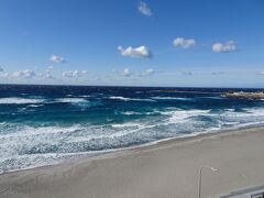 はるか展望台から前浜海岸。海が綺麗♪