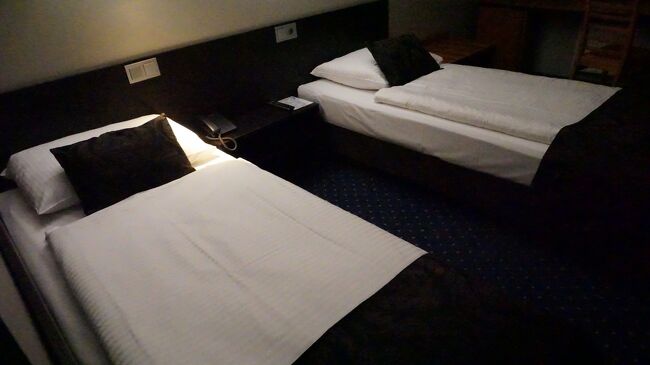 ホテルへチェックイン<br />BELLEVUE PARK RIGA