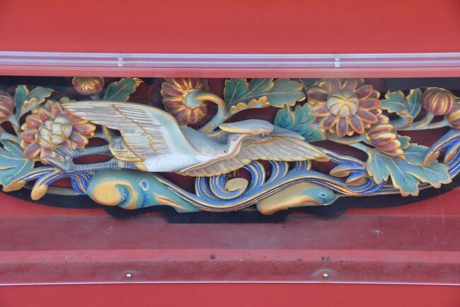 久能山東照宮<br />御社殿の装飾。