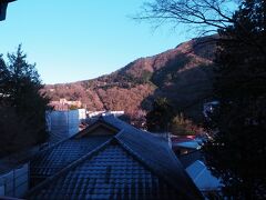 朝、花御殿2F、牡丹の部屋からの風景です。
今日は花御殿から西洋館に移ります。

荷物をまとめて外出し、帰るころには荷物は西洋館に届いている寸法です。