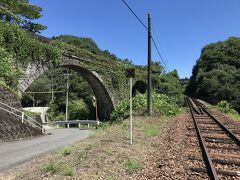 橋長59ｍ、1917年架橋、優美なアーチが技術の高さを証明しています。竹田周辺にはたくさんの石橋が残っています。加工しやすい石の産地でもあったのかもしれません。