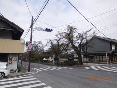 資料館のある交差点は大手門。