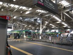 東急多摩川線で蒲田駅に到着。
