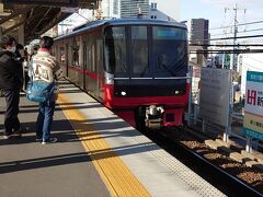 帰りは名鉄の栄生駅から名古屋駅へ
乗車は1駅です。