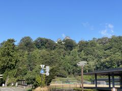 城下からみる大野城