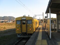 7時30分、本日最初の目的地である長門本山駅に到着。
まずは、小野田線本山支線を全線完乗しました。