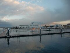 八景島はひとつの島ではなく、八景島シーパラダイスインやふれあいラグーンは橋を渡って別の島にある。別の島にはシーパラダイスとは別の運営の八景島マリーナ・ヨットハーバーがある。関東の12の大学のクラブが所属していて、クラブハウスやヨットスクールもあり、数百艇以上収用できる規模だ。
良く観ると帰還した複数の艇がスロープで運ばれているところで賑わっている。
海ファームとふれあいラグーンのあるところは、八景島ができた当初はシーパラダイスマリーナとしてクルーザーの停泊設備があり、大型のマリーナクレーンはまだ残っている。
八景島の当初の姿といえば、ブルーフォールも数年経ってから建設され、シーパラダイス開園当初からあったのではなく、元の姿に戻ることになる。