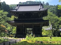 上越市の曹洞宗春日山　林泉寺　に立ち寄りましたが、残念ながらコロナの影響で参拝できませんでした。
こちらは山門。