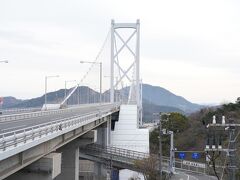 尾道大橋はスキップ、大浜PAでちょい散歩、因島大橋。