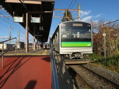 途中の高城町で電車を乗り継ぎ、