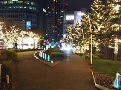 店の隣に「東京ミッドタウン」がありますが、クリスマスが終わっても、2月まではイルミネーションが行われています☆