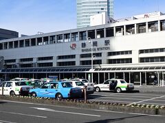 静岡駅到着、県庁所在地の駅にしては地味です。