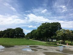 さきたま古墳公園の駐車場に停車。
