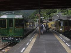 大歩危から高知方面の特急南風へ