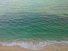 オーシャンビューの部屋からの景色