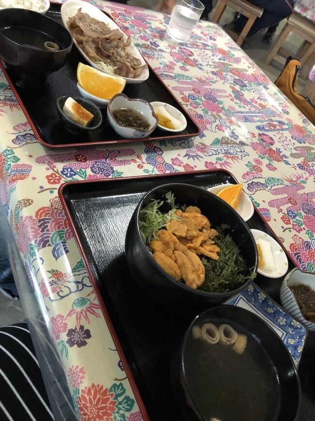 古宇利島特産のウニ丼があまりに美味しくてビックリ！