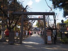 櫓門をくぐると、目の前に真田神社の鳥居が現れました。

先にお参りして来ましょう。

