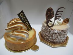 「DEAN & DELUCA CAFES 六本木」でケーキを買って帰ります。