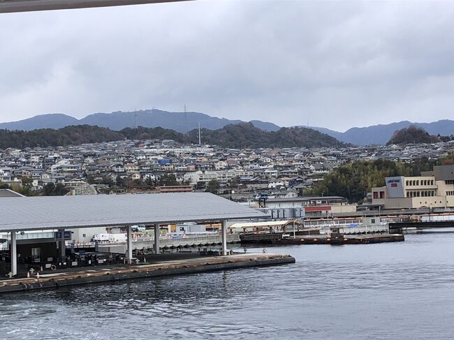 パノラマデッキから見た宮島口です。