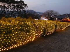 グラバー園で開催される冬季イルミネーションイベントで、11月中旬から2月中旬まで、夕方からイルミネーションが見られるようになっています。それに伴い、暗くなってからでもゆっくりとグラバー園内を見学する事が出来、キラキラとした雰囲気も楽しむ事が出来て良かったです。