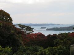 東へ２Ｋｍほど行った所にある西行戻しの松公園にやってきました。
ここからの松島湾の眺望がきれいでした。