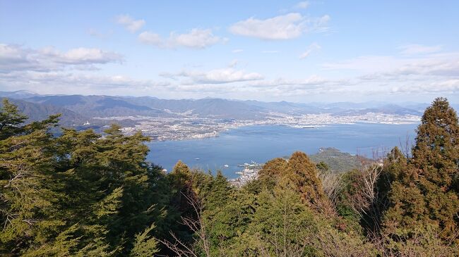 広島方面の見晴らし