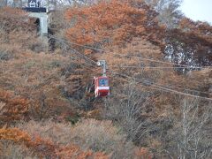 続いて明智平展望台からロープウェイを