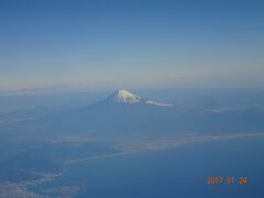 駿河湾と富士山が綺麗に見えてきました