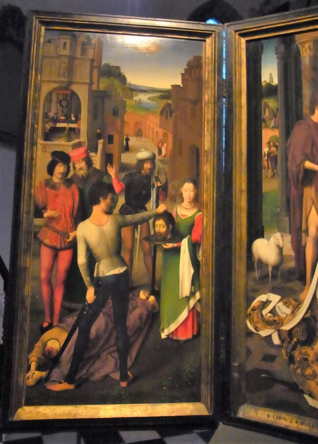 メムリンク作<br />マリア・ヨハネ祭壇画（聖カタリナの神秘の結婚）, 1479年