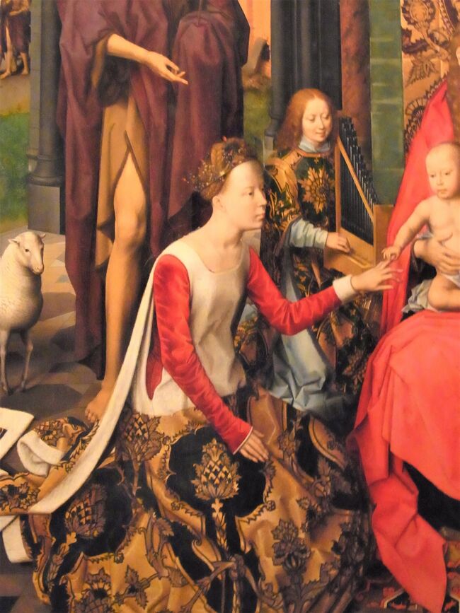 メムリンク作<br />マリア・ヨハネ祭壇画（聖カタリナの神秘の結婚）, 1479年