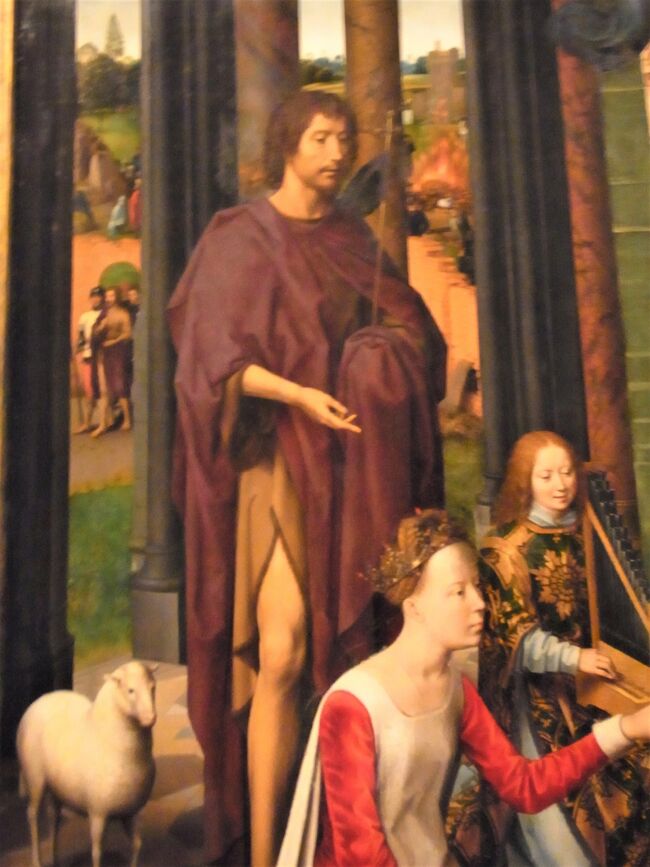 メムリンク作<br />マリア・ヨハネ祭壇画（聖カタリナの神秘の結婚）, 1479年