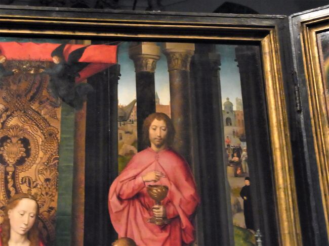 メムリンク作<br />マリア・ヨハネ祭壇画（聖カタリナの神秘の結婚）, 1479年