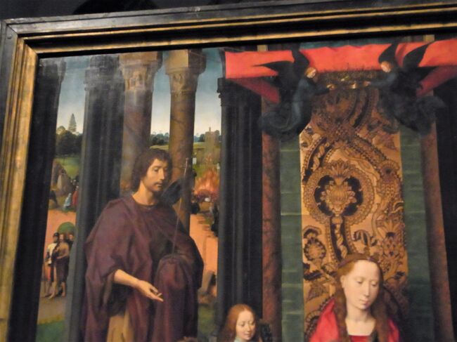 メムリンク作<br />マリア・ヨハネ祭壇画（聖カタリナの神秘の結婚）, 1479年