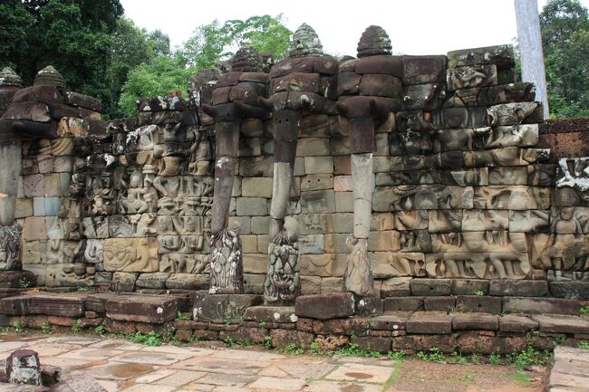 アンコール遺跡群、象のテラス