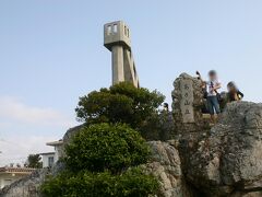 島の中央部にある島一番の高台、なごみの塔に上ります。
