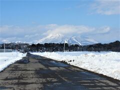 磐梯山が綺麗な姿を見せてくれています。